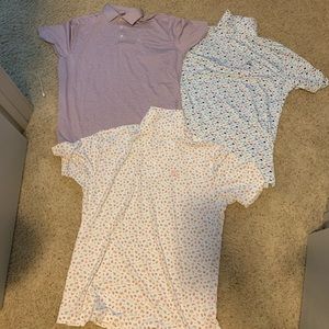 NWOT MENS RHOBACK POLO BUNDLE SIZE L